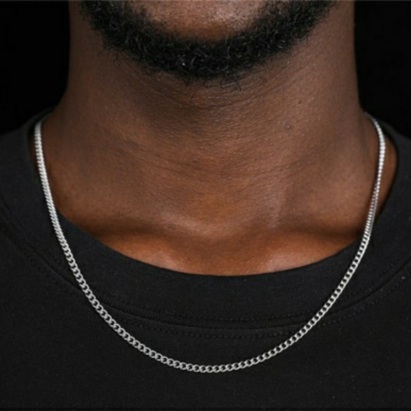 3mm 55cm Stainless Necklace - Picture 1 of 5